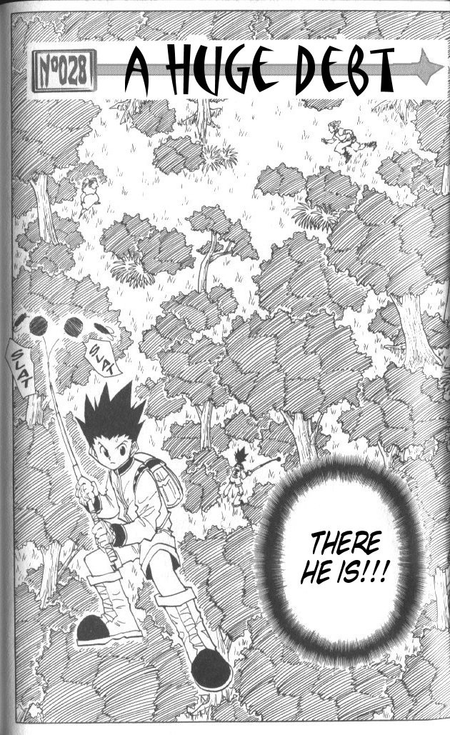 Hunter x Hunter Manga Chapter 28 page 3 - A Huge Favor