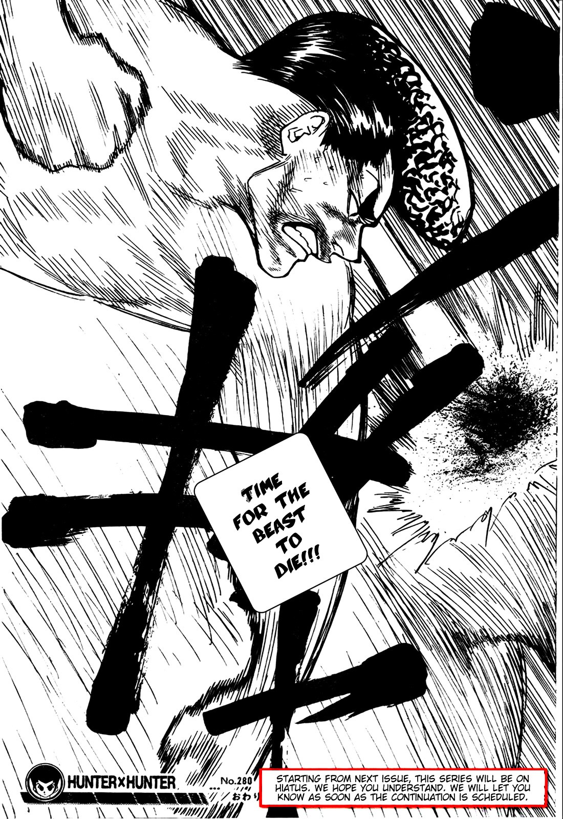 Hunter x Hunter Manga Chapter 280 page 19 - Direct Hit