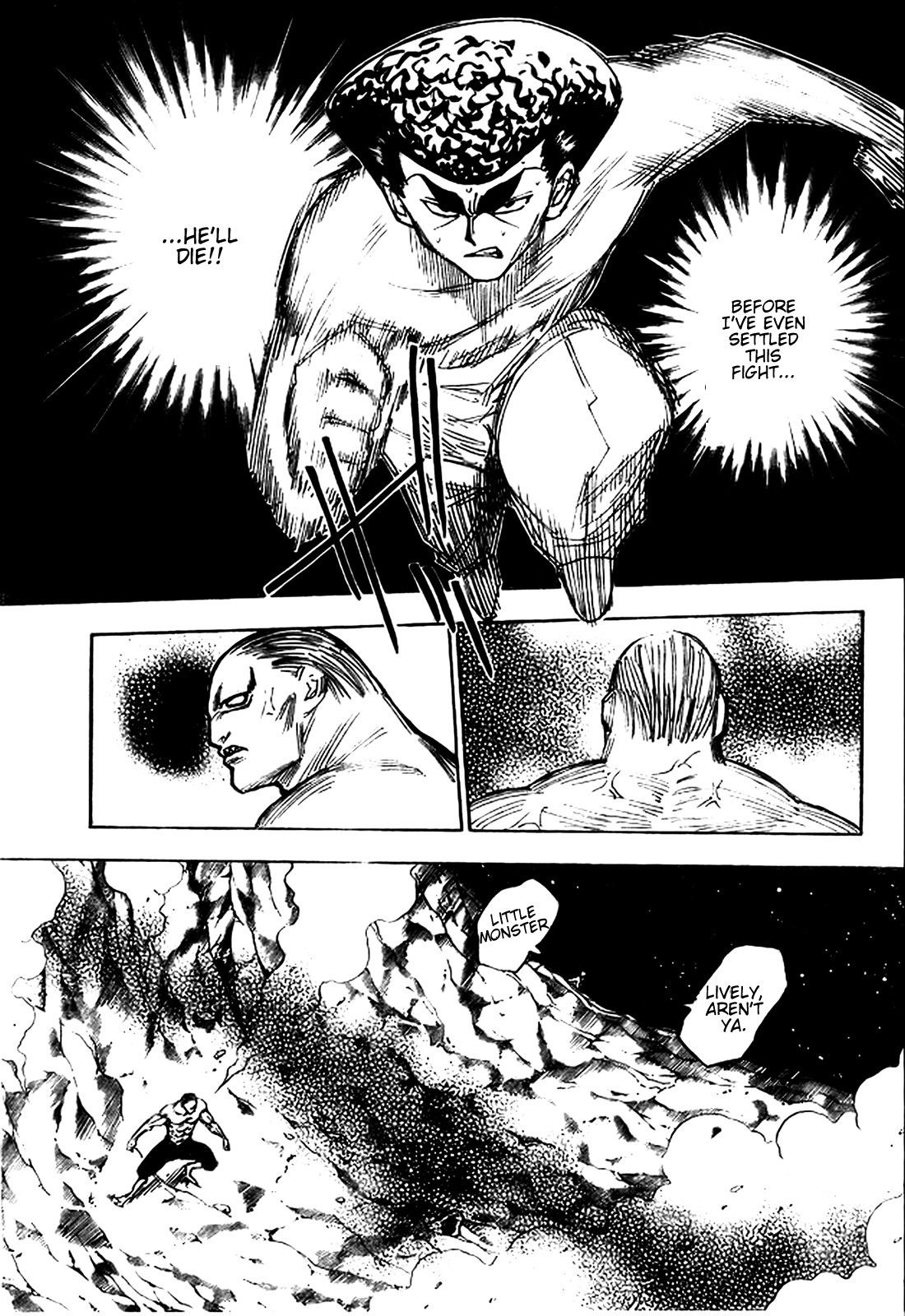 Hunter x Hunter Manga Chapter 280 page 3 - Direct Hit