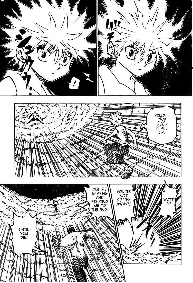 Hunter x Hunter Manga Chapter 281 page 17 - Godspeed