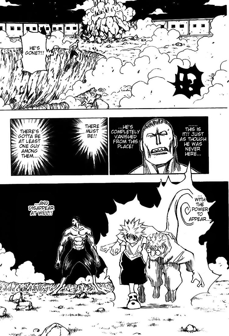 Hunter x Hunter Manga Chapter 281 page 18 - Godspeed