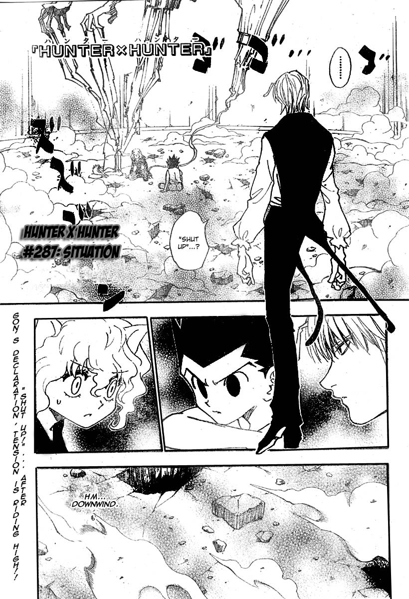 Hunter x Hunter Manga Chapter 287 page 1 - Present State