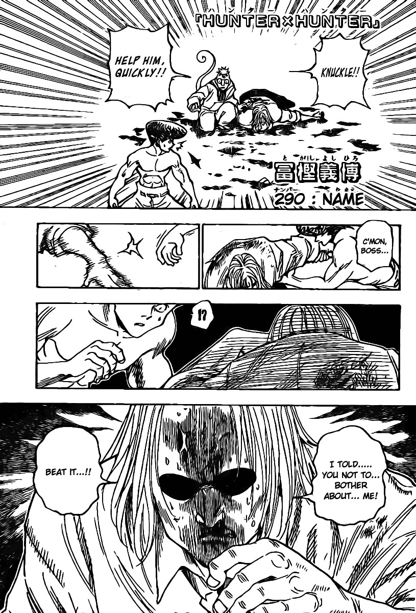 Hunter x Hunter Manga Chapter 290 page 1 - Name