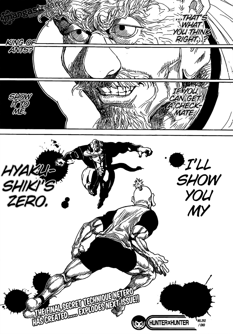 Hunter x Hunter Manga Chapter 292 page 17 - Hidden Agenda