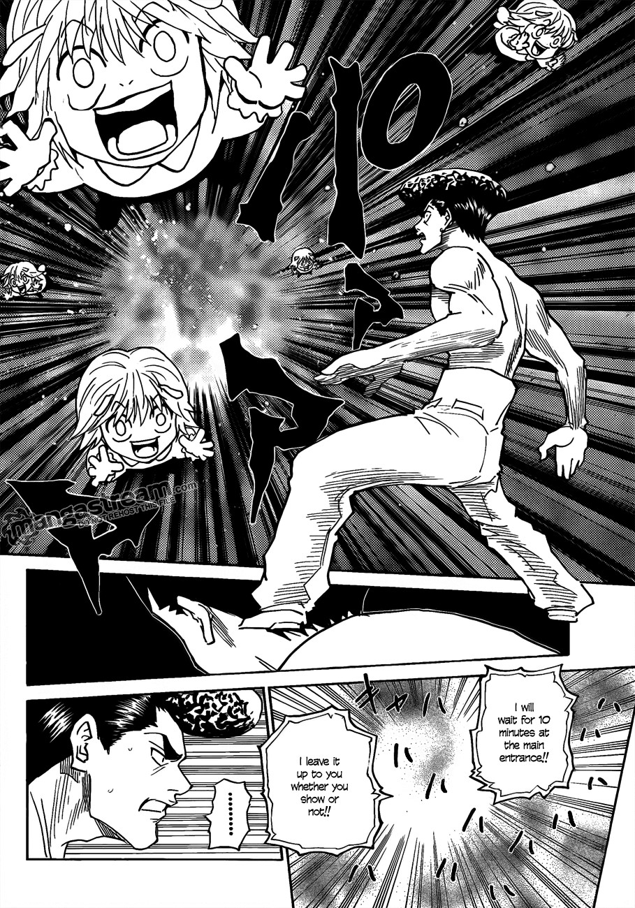 Hunter x Hunter Manga Chapter 295 page 10 - Determination