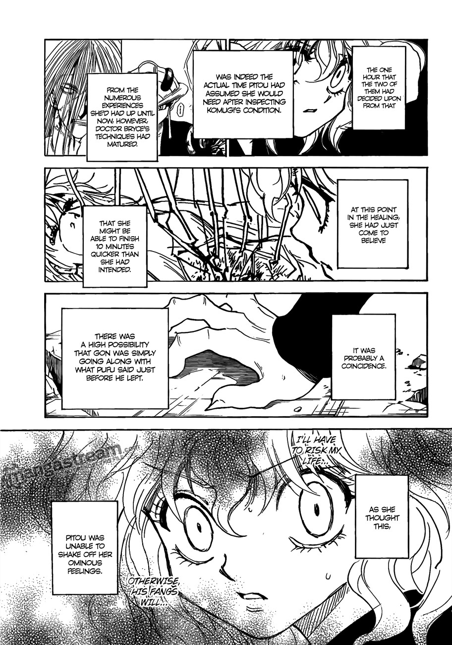 Hunter x Hunter Manga Chapter 295 page 13 - Determination