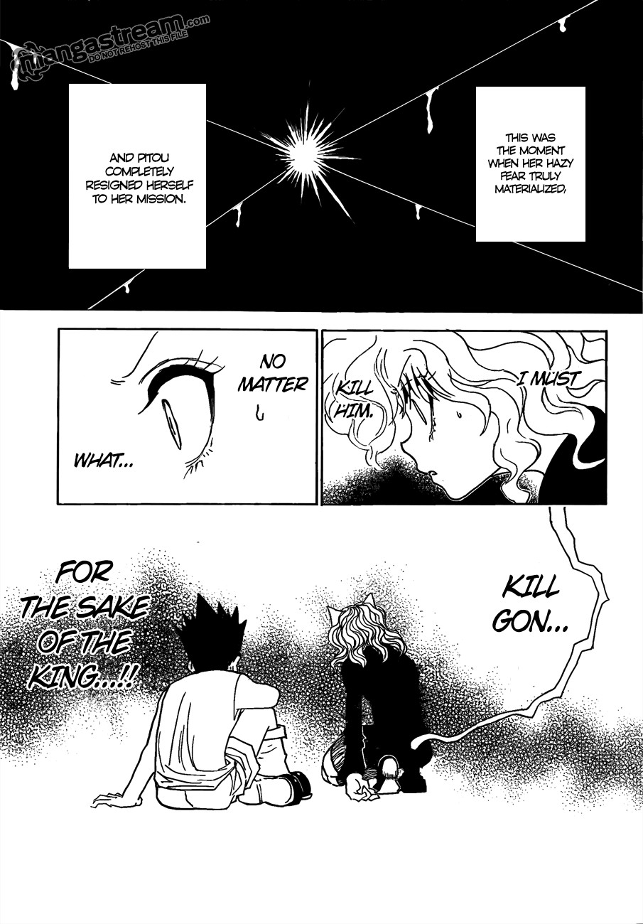 Hunter x Hunter Manga Chapter 295 page 16 - Determination