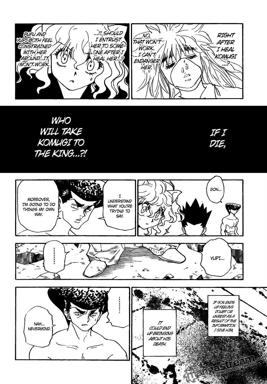 Hunter x Hunter Manga Chapter 295 page 17 - Determination