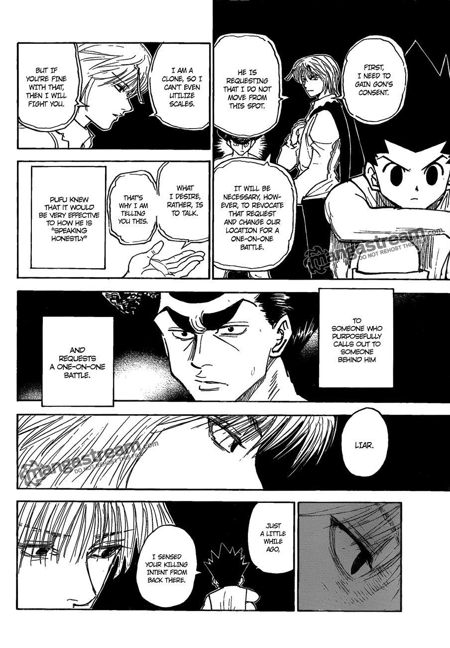 Hunter x Hunter Manga Chapter 295 page 6 - Determination