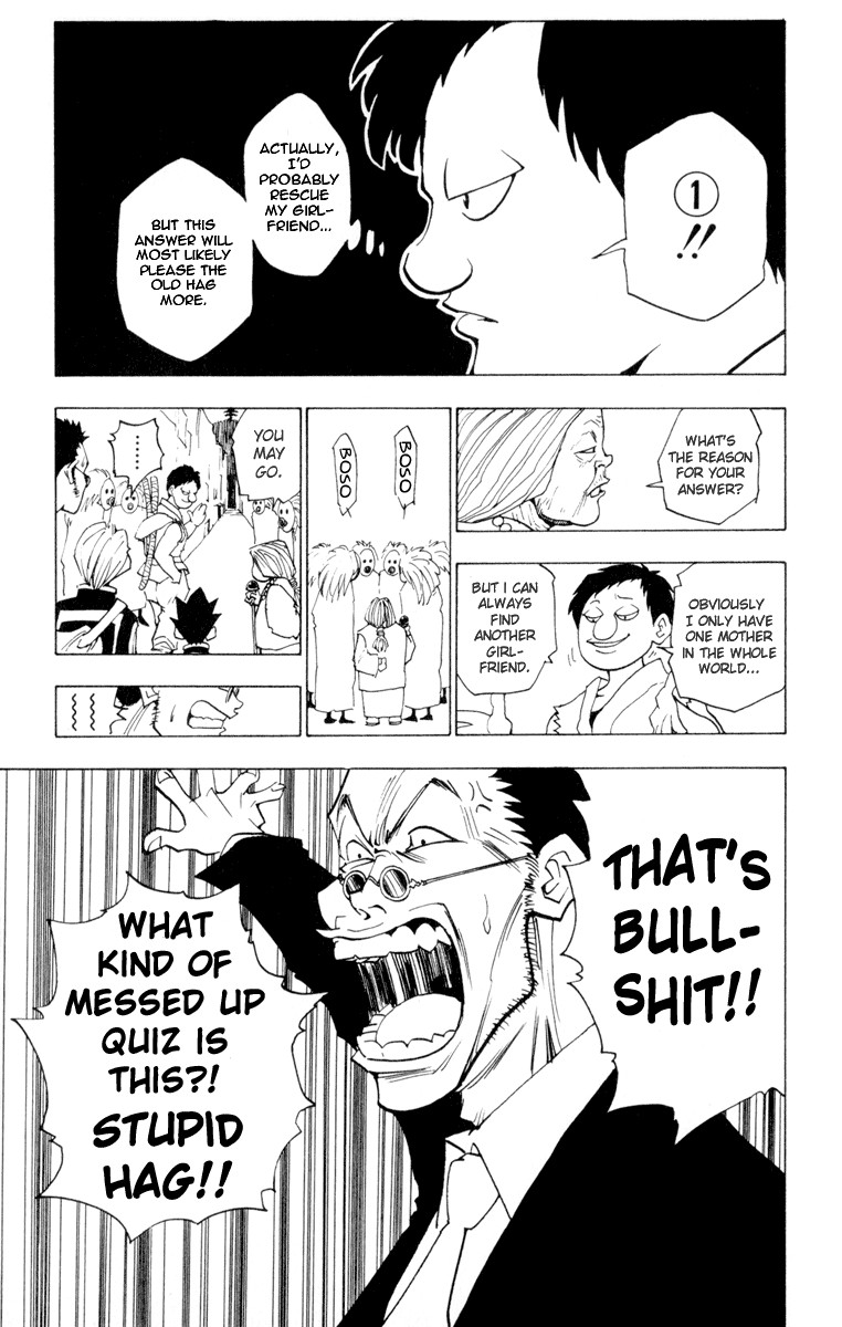 Hunter x Hunter Manga Chapter 3 page 11 - The Ultimate Choice