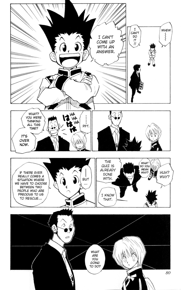 Hunter x Hunter Manga Chapter 3 page 18 - The Ultimate Choice
