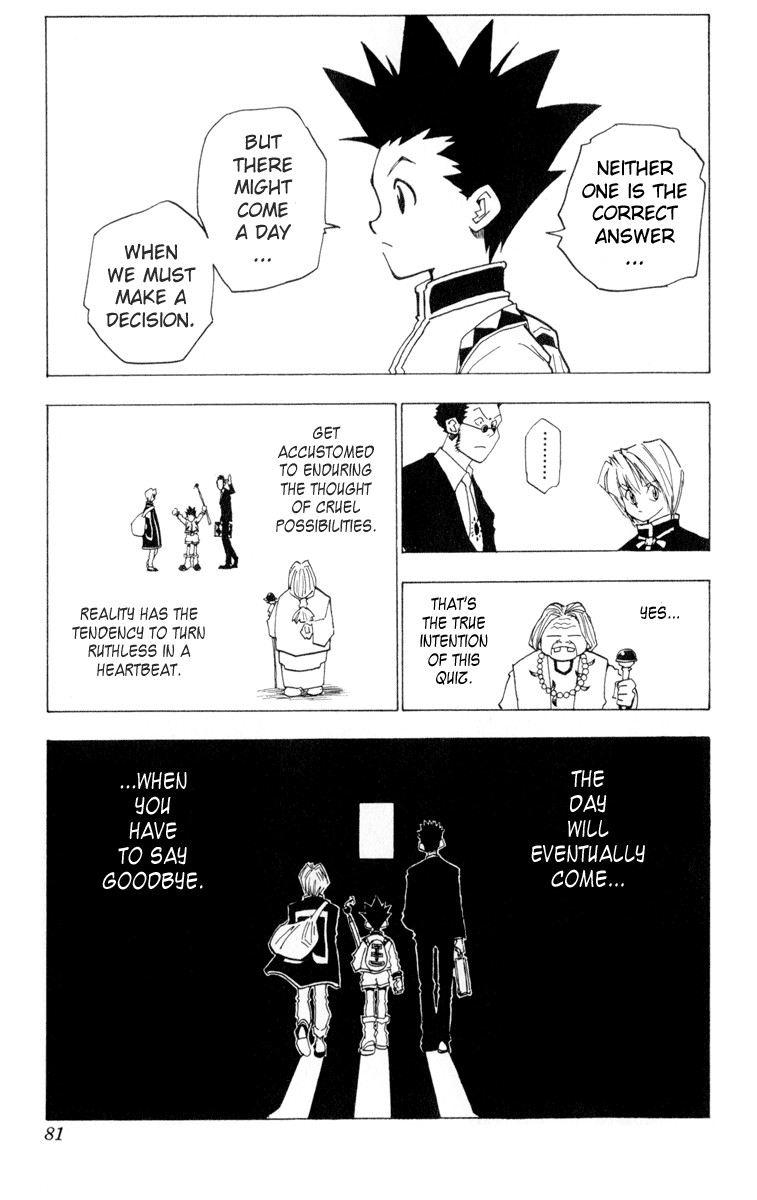 Hunter x Hunter Manga Chapter 3 page 19 - The Ultimate Choice