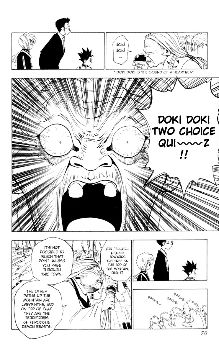 Hunter x Hunter Manga Chapter 3 page 8 - The Ultimate Choice