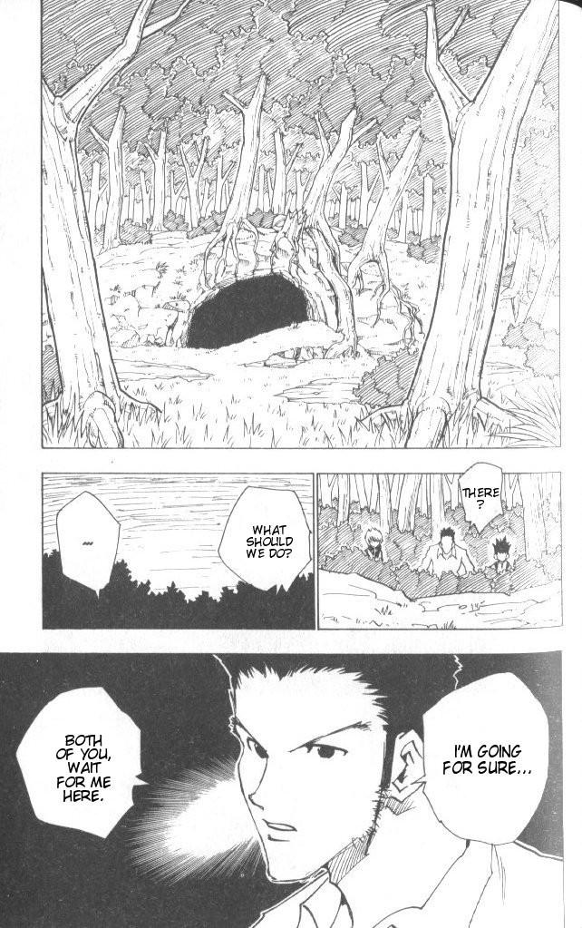 Hunter x Hunter Manga Chapter 30 page 10 - The Slithering Trap