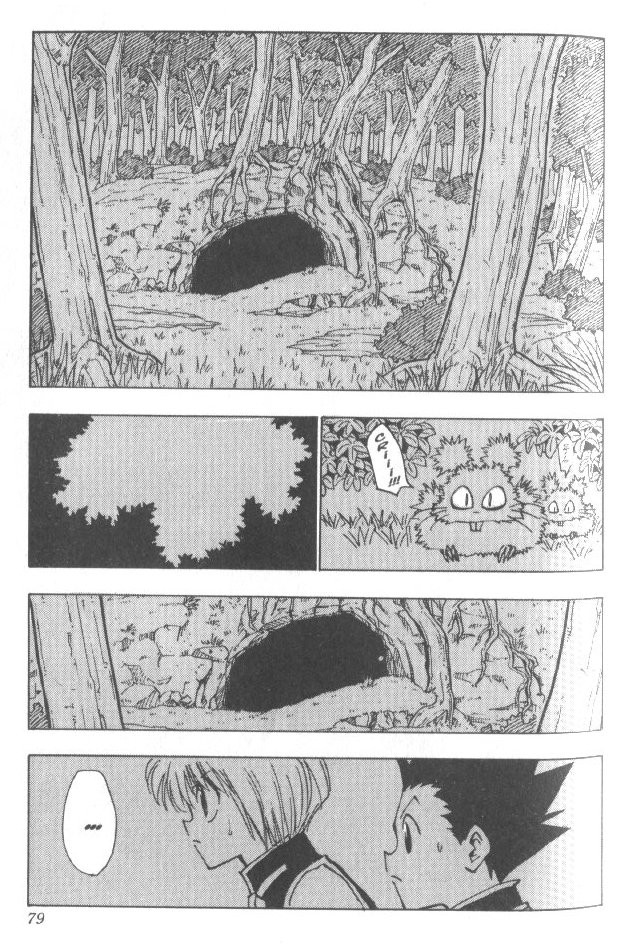 Hunter x Hunter Manga Chapter 30 page 14 - The Slithering Trap