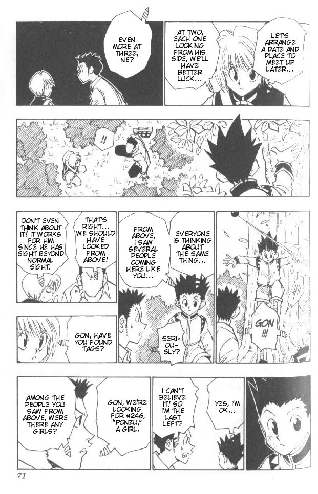 Hunter x Hunter Manga Chapter 30 page 6 - The Slithering Trap