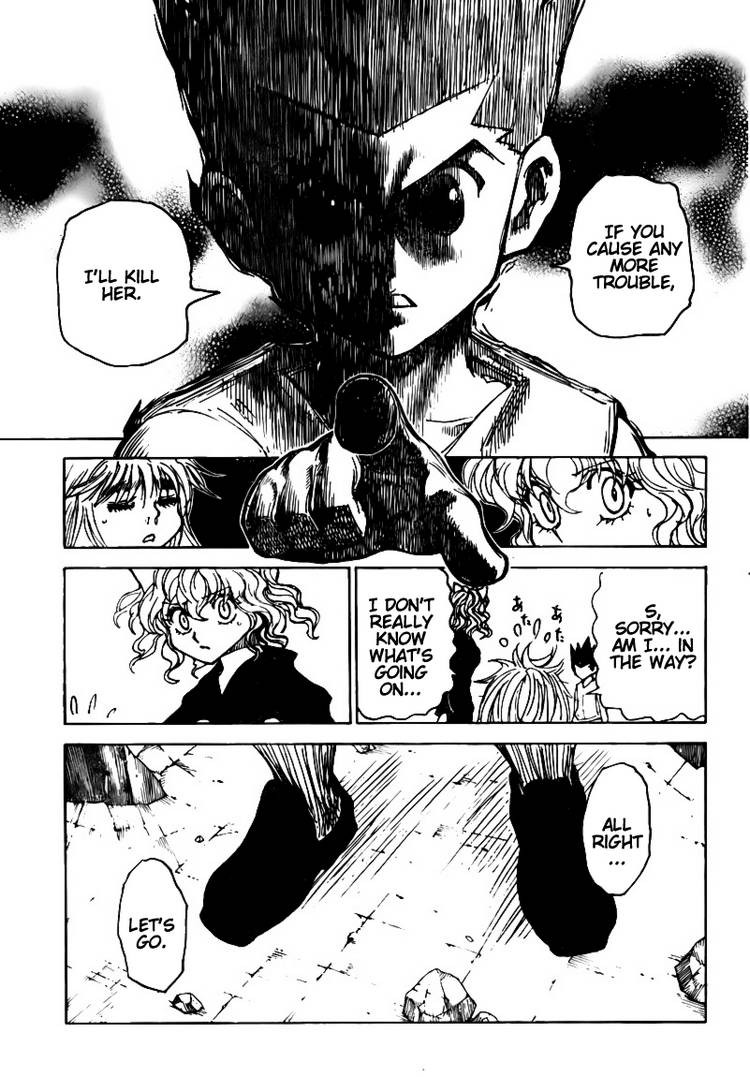 Hunter x Hunter Manga Chapter 300 page 12 - Insurance
