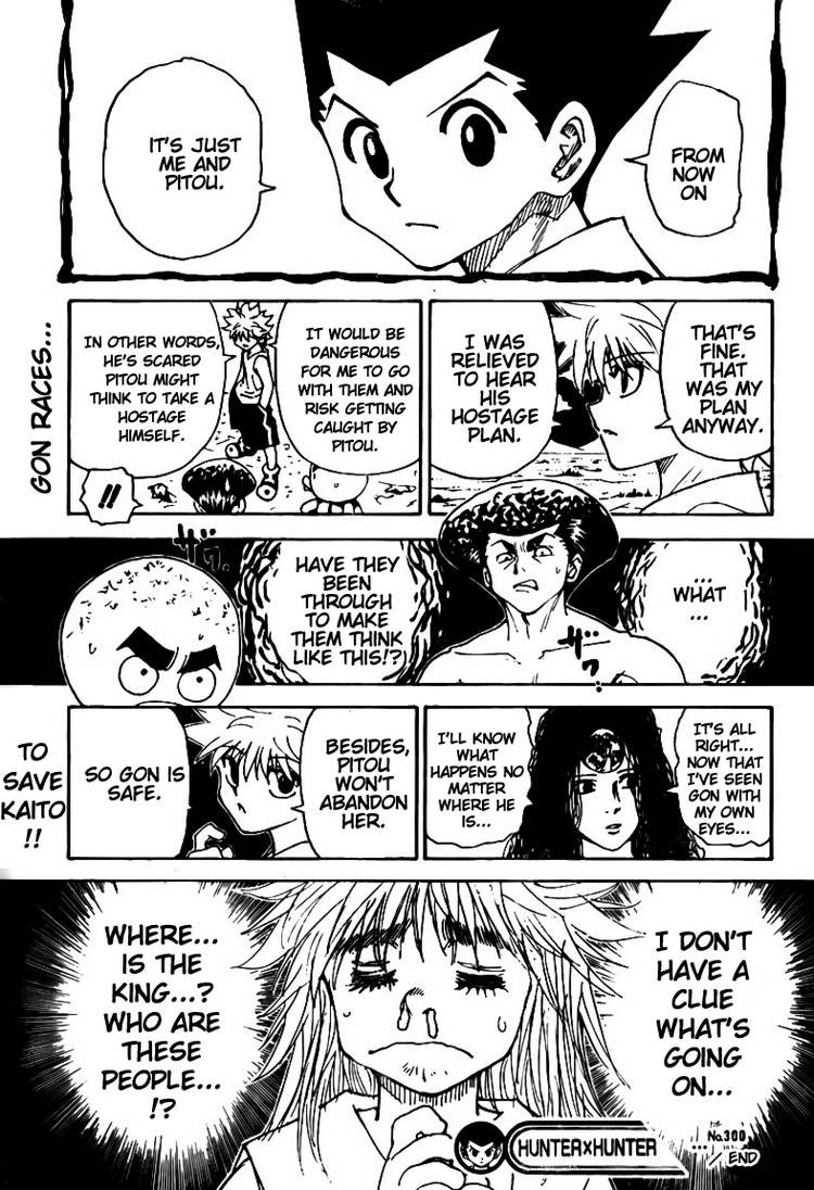 Hunter x Hunter Manga Chapter 300 page 18 - Insurance