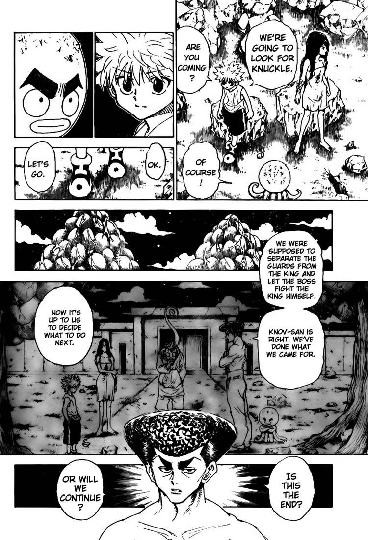 Hunter x Hunter Manga Chapter 300 page 6 - Insurance