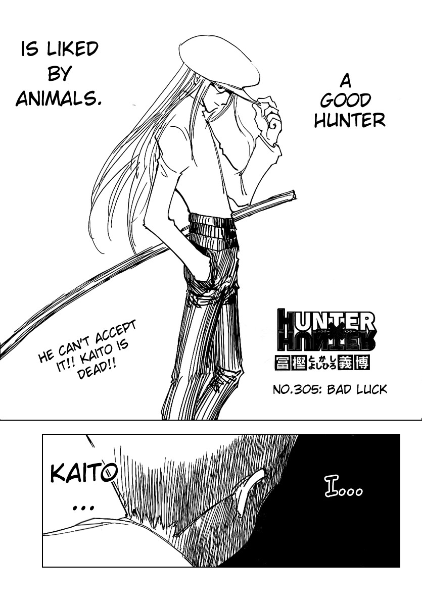 Hunter x Hunter Manga Chapter 305 page 1 - Sorry