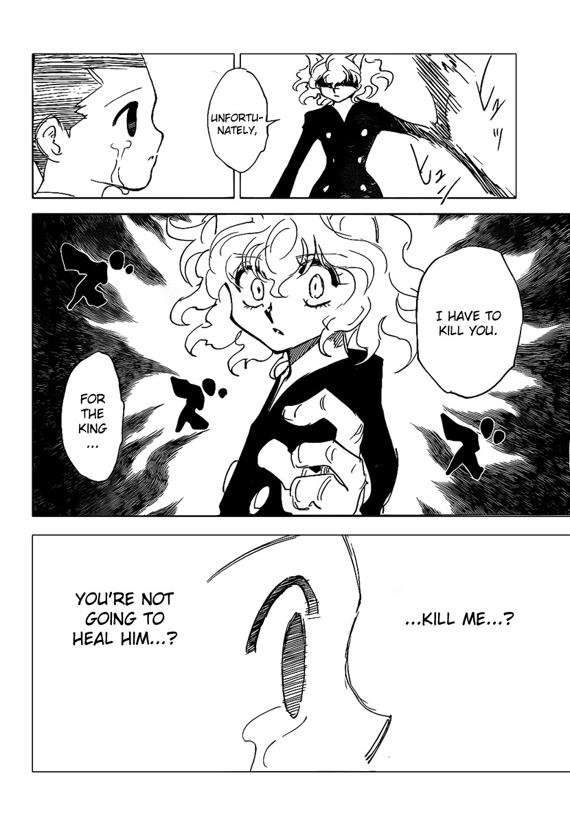 Hunter x Hunter Manga Chapter 305 page 10 - Sorry