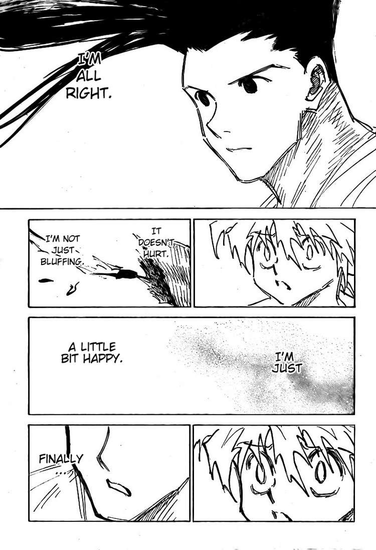 Hunter x Hunter Manga Chapter 307 page 12 - Loss