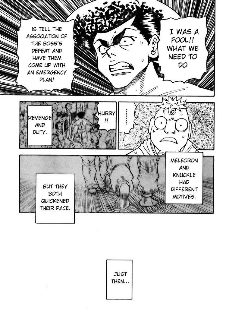 Hunter x Hunter Manga Chapter 308 page 12 - Flash