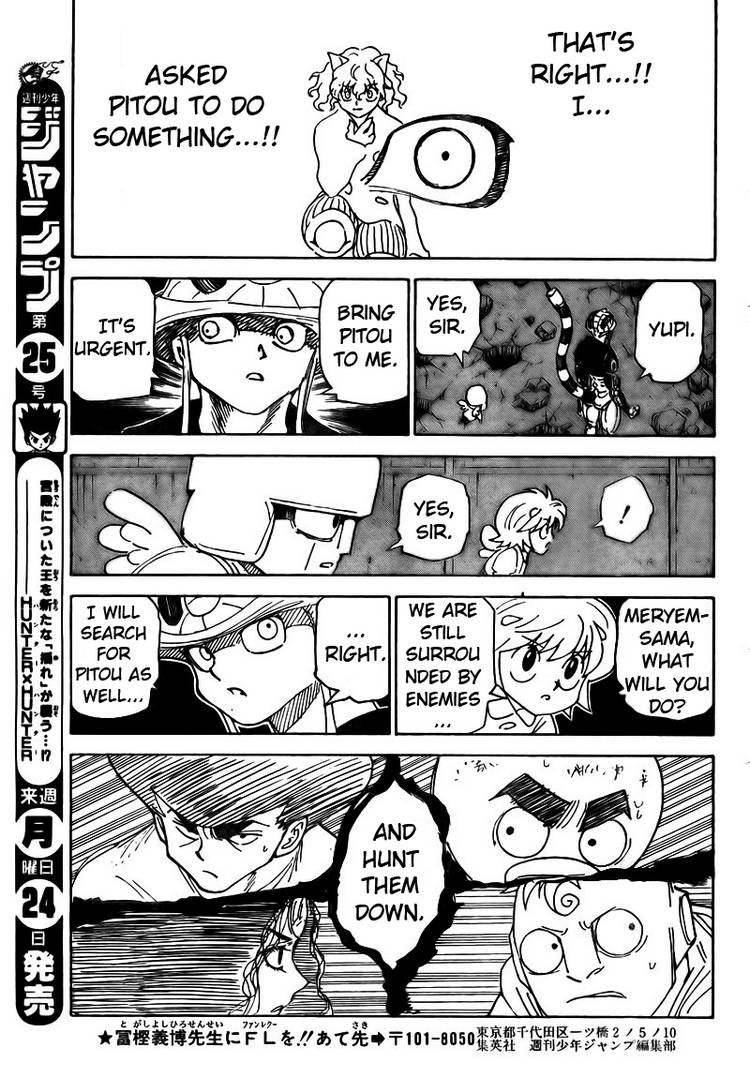 Hunter x Hunter Manga Chapter 308 page 7 - Flash