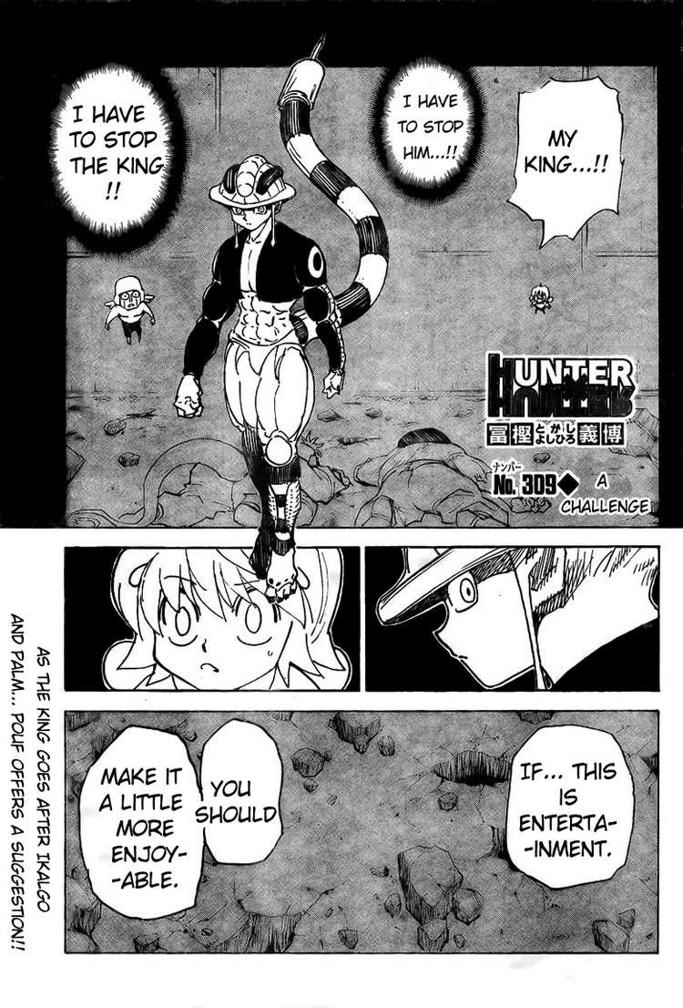 Hunter x Hunter Manga Chapter 309 page 1 - Game
