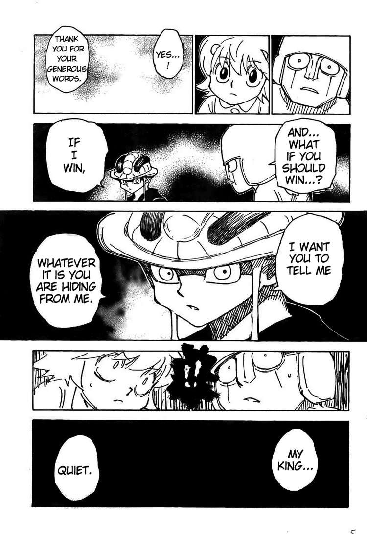 Hunter x Hunter Manga Chapter 309 page 5 - Game
