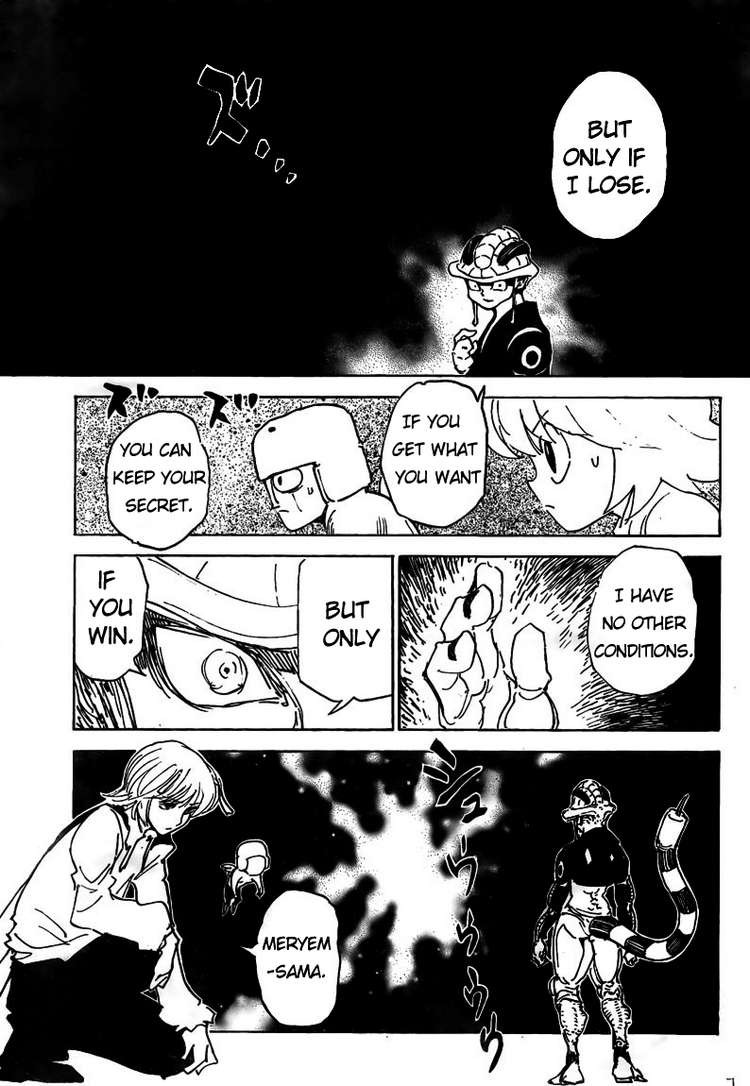 Hunter x Hunter Manga Chapter 309 page 7 - Game