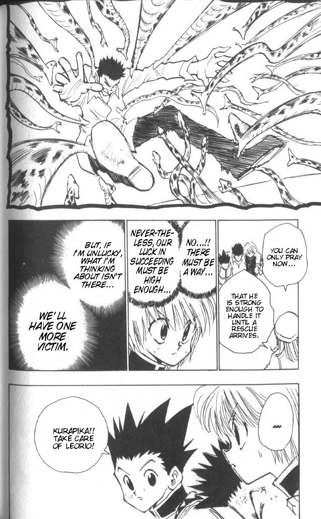 Hunter x Hunter Manga Chapter 31 page 11 - By the Skin of Their Teeth...