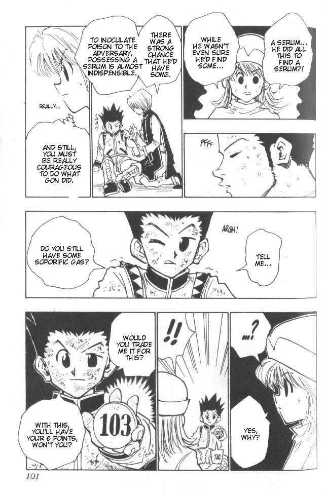 Hunter x Hunter Manga Chapter 31 page 16 - By the Skin of Their Teeth...