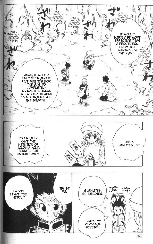 Hunter x Hunter Manga Chapter 31 page 17 - By the Skin of Their Teeth...