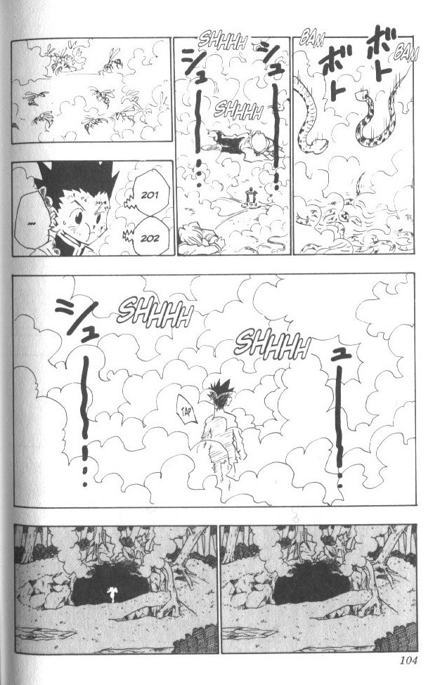 Hunter x Hunter Manga Chapter 31 page 19 - By the Skin of Their Teeth...