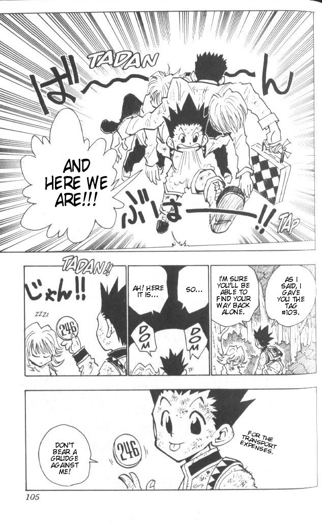 Hunter x Hunter Manga Chapter 31 page 20 - By the Skin of Their Teeth...