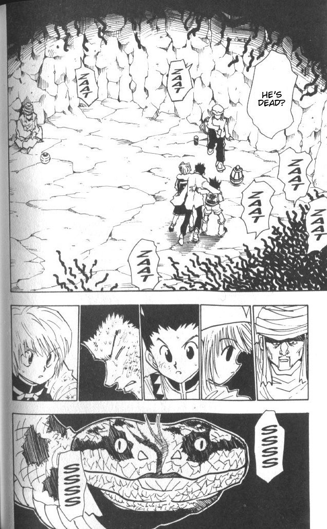 Hunter x Hunter Manga Chapter 31 page 3 - By the Skin of Their Teeth...