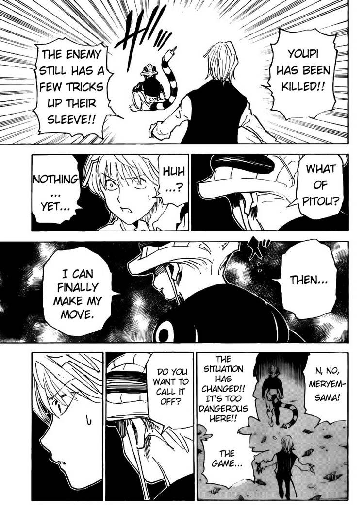 Hunter x Hunter Manga Chapter 310 page 17 - Action