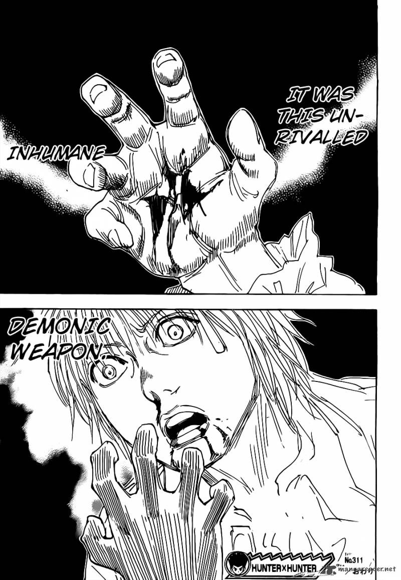 Hunter x Hunter Manga Chapter 311 page 18 - Deadline