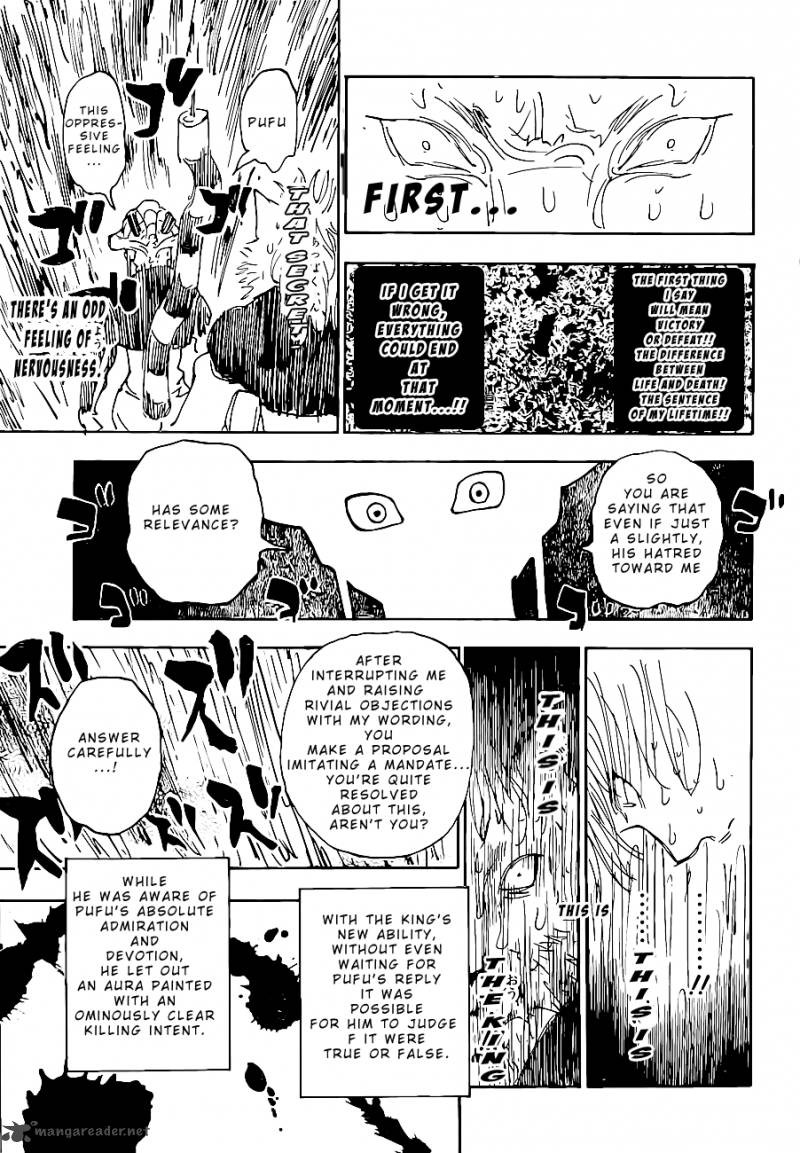 Hunter x Hunter Manga Chapter 312 page 15 - Resolve