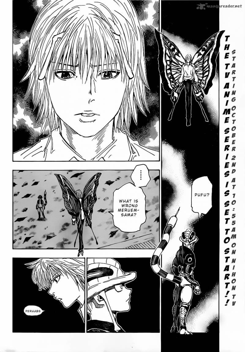 Hunter x Hunter Manga Chapter 312 page 2 - Resolve