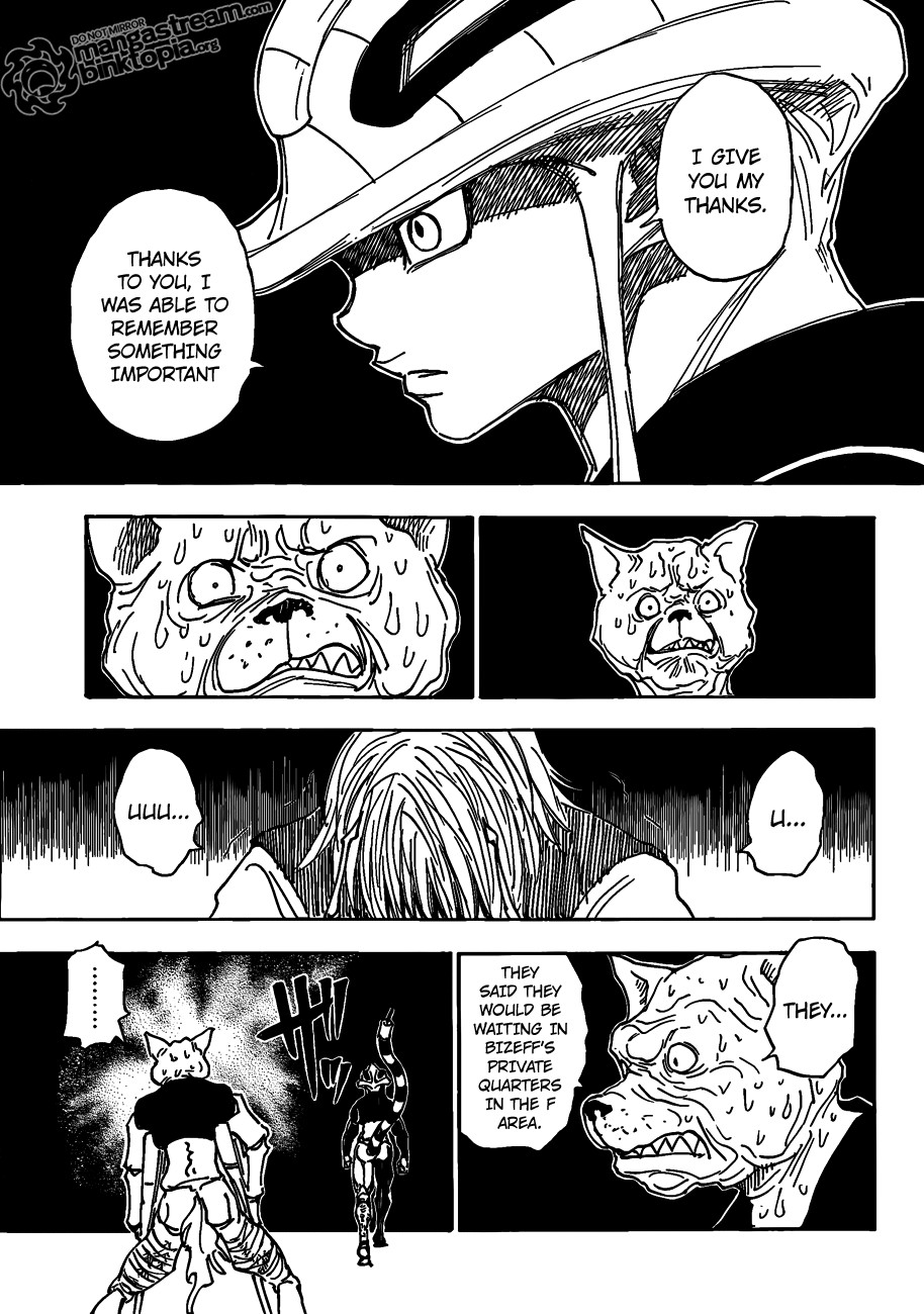 Hunter x Hunter Manga Chapter 313 page 12 - One Word
