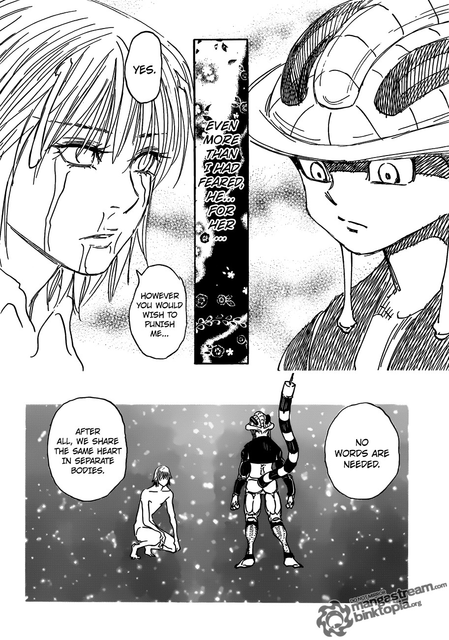Hunter x Hunter Manga Chapter 313 page 9 - One Word