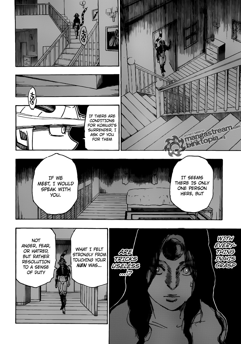 Hunter x Hunter Manga Chapter 314 page 4 - Persuasion