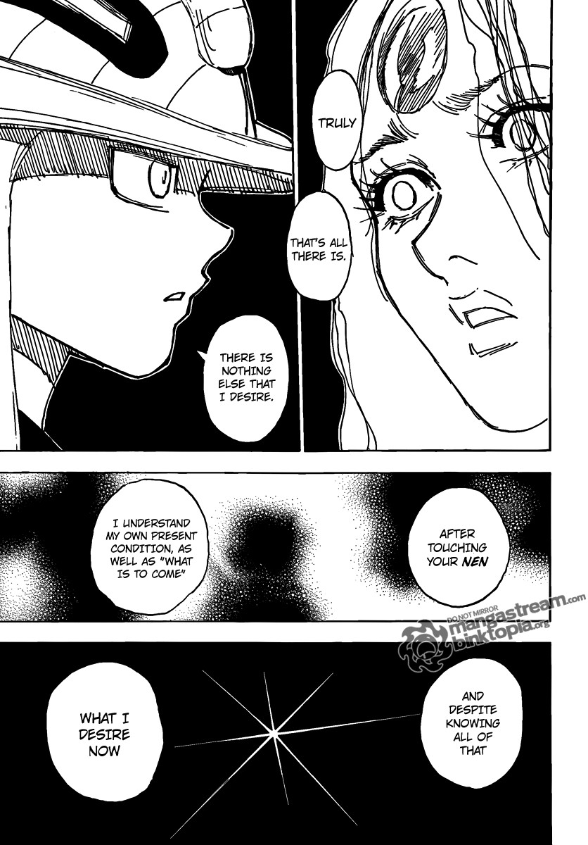Hunter x Hunter Manga Chapter 314 page 7 - Persuasion