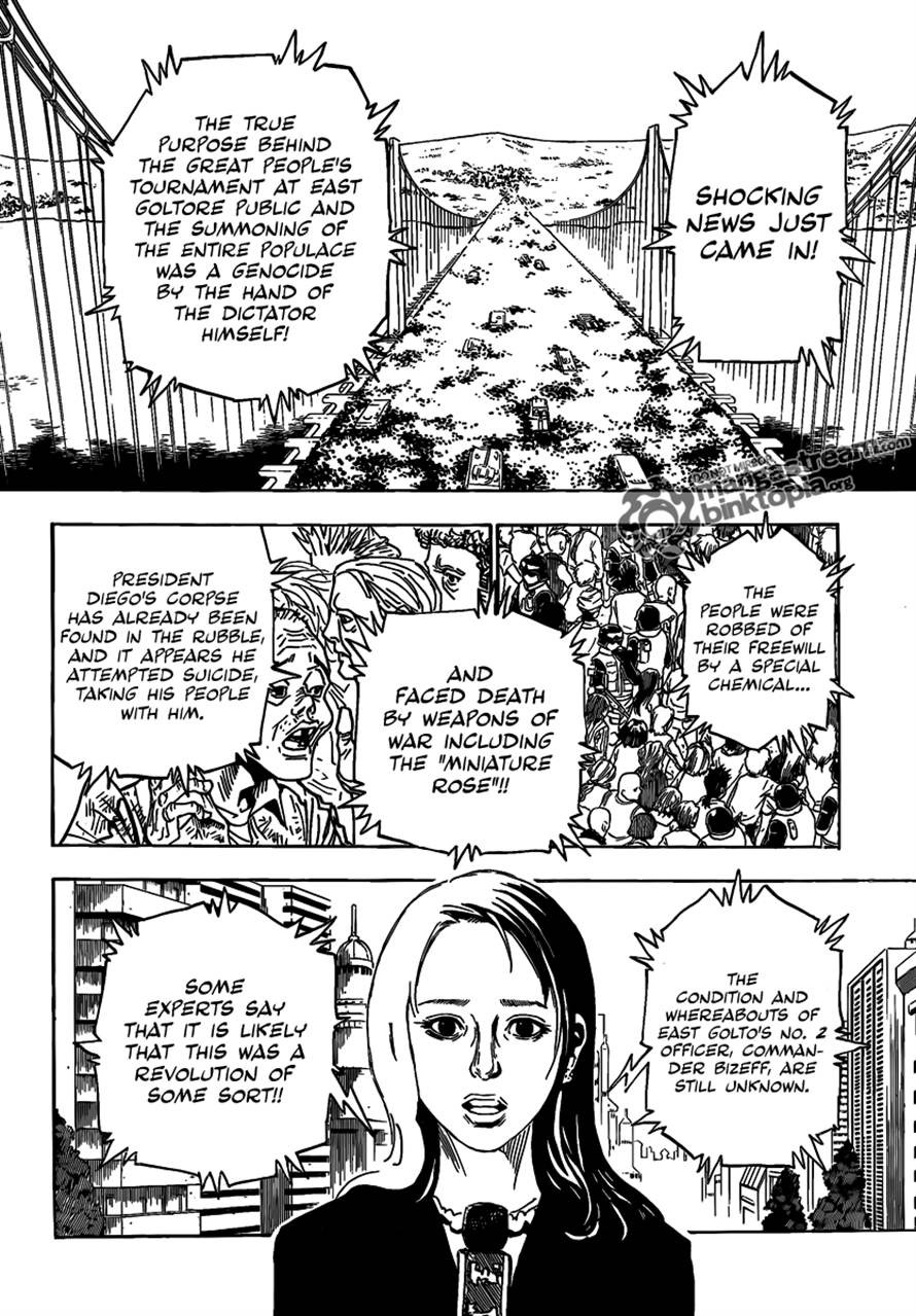 Hunter x Hunter Manga Chapter 315 page 15 - Home