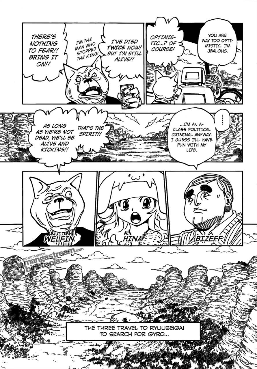 Hunter x Hunter Manga Chapter 315 page 5 - Home