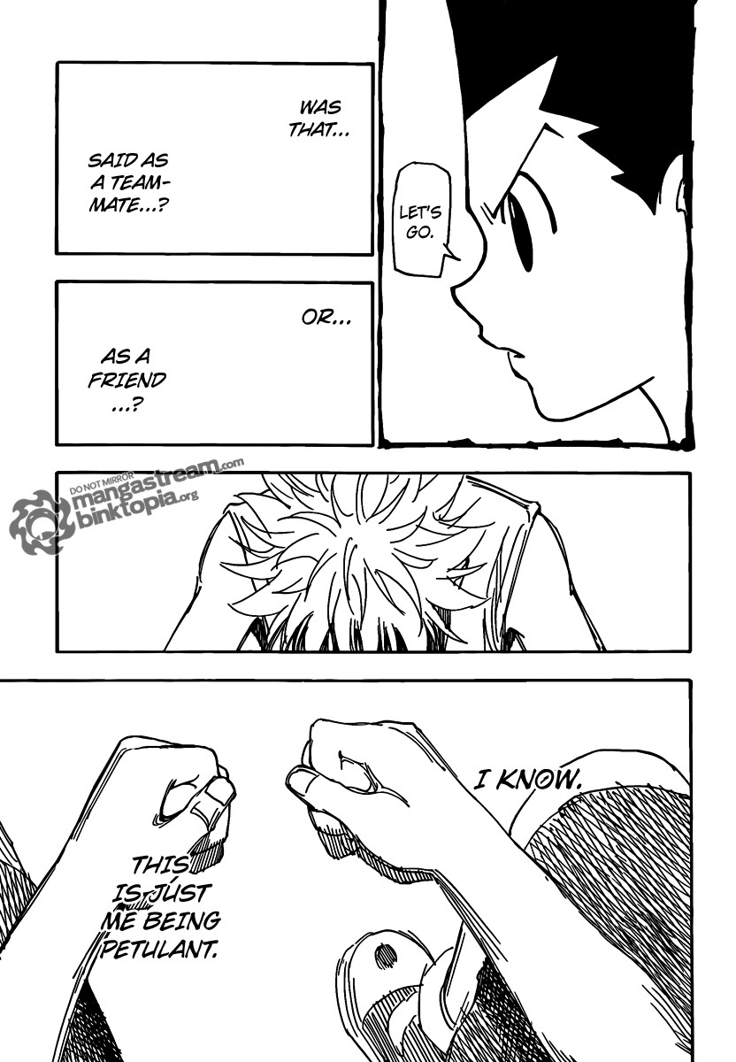 Hunter x Hunter Manga Chapter 316 page 11 - Real Name