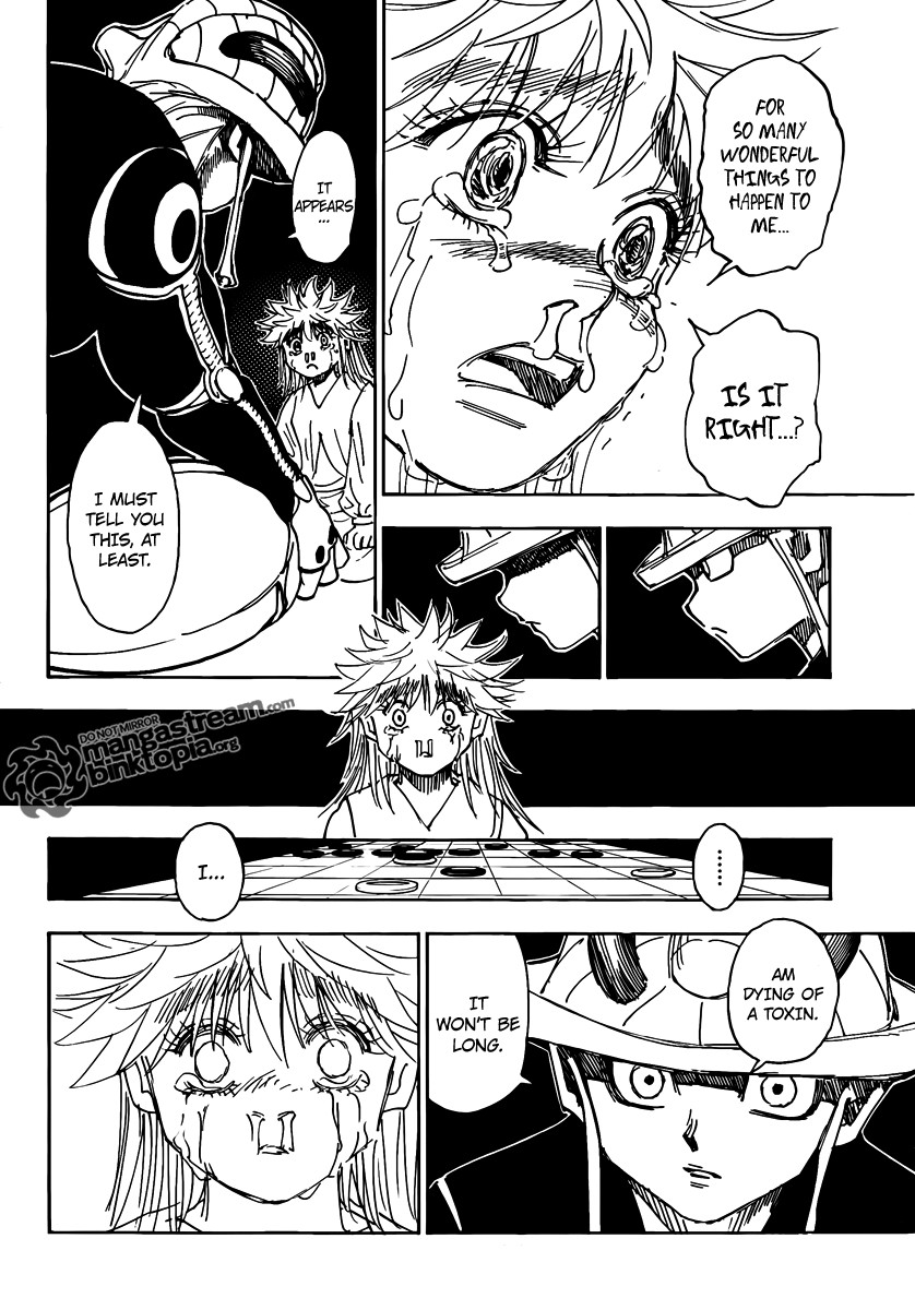 Hunter x Hunter Manga Chapter 317 page 16 - Answer