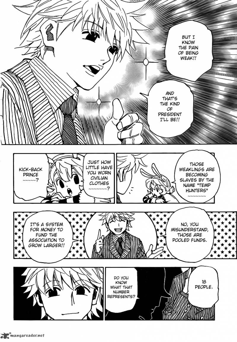 Hunter x Hunter Manga Chapter 319 page 10 - Lottery